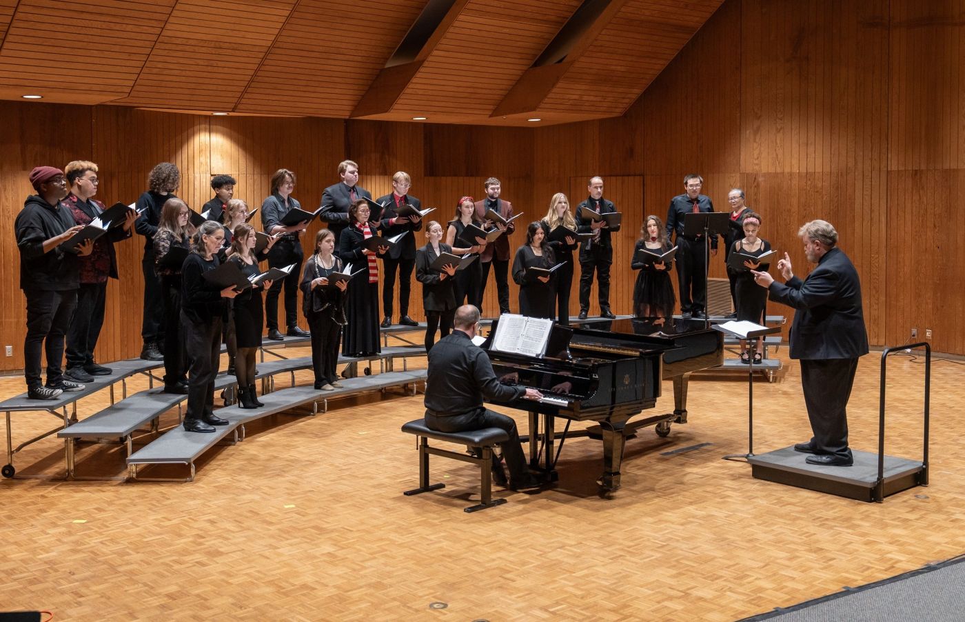 Concert Choir performing at Normandale